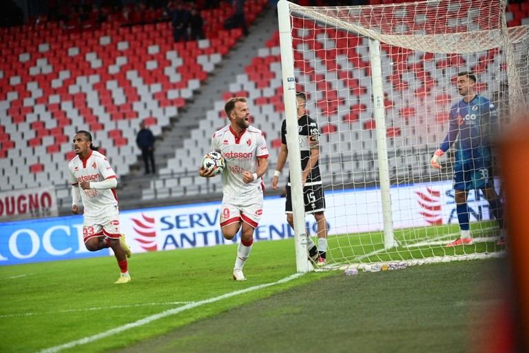 Gol Gytkjaer. <span>Foto SSC Bari </span>