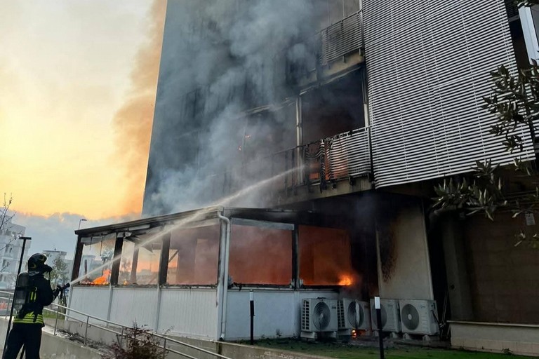 L'incendio a Sant'Anna