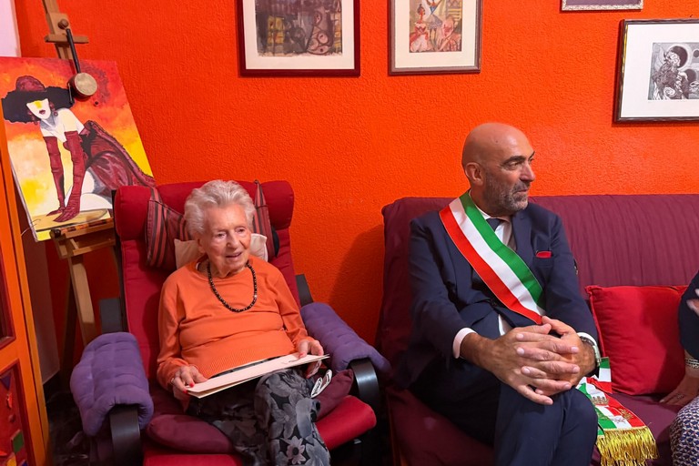 106 anni Maria Stramaglia. <span>Foto Comune di Bari</span>