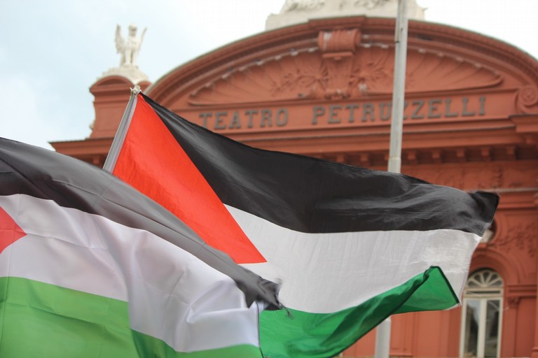 Bari manifesta per Gaza e la Flotilla. <span>Foto EA</span>