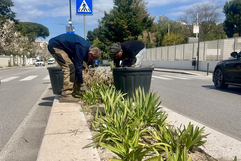 I lavori in via Amendola