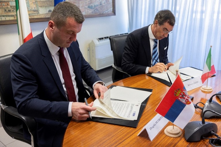 Accordo Italia-Serbia. <span>Foto ADM Comunicazione </span>