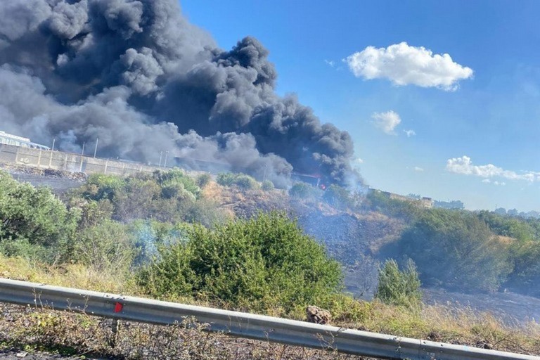 Incendio Modugno