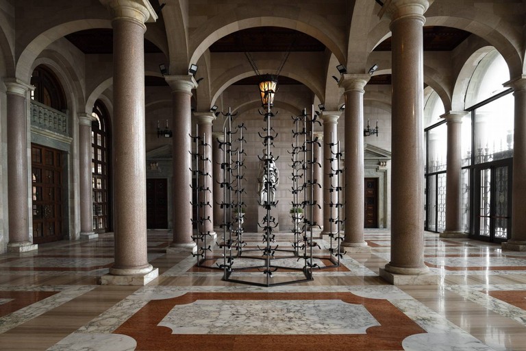 Installazione ambientale dellartista barese Pamela Diamante