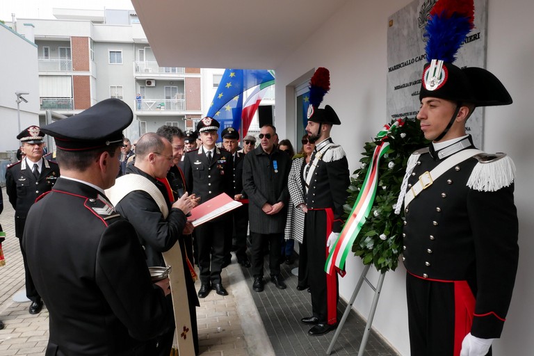 Intitolazione stazione Carabinieri Santo Spirito a Vincenzo Ranieri