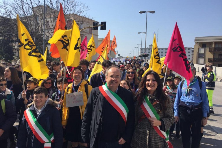 Lassessora Romano alla marcia di Libera nella giornata della memoria