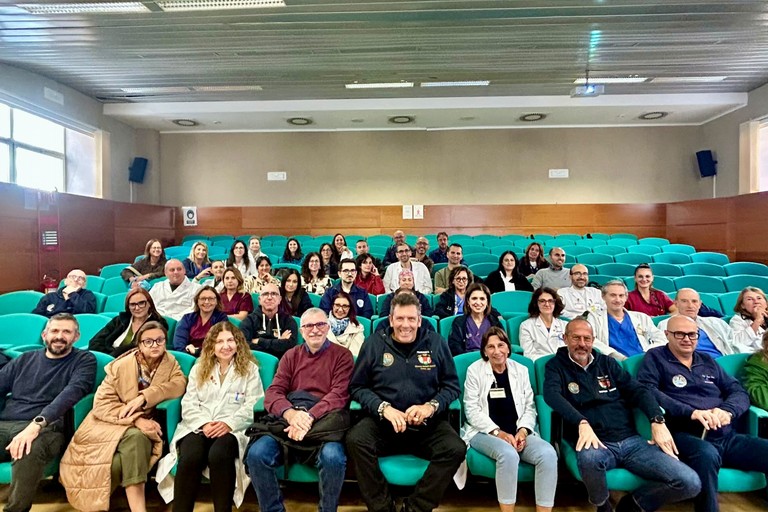 La direzione con il team dei coordinatori oncologici dei reparti