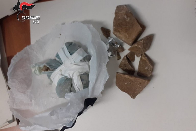 La droga sequestrata