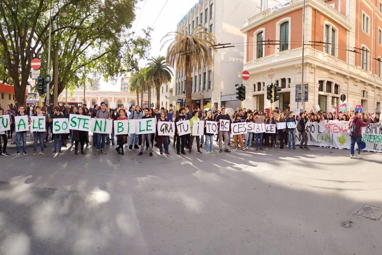 La manifestazione del Friday for Future