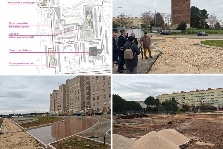 Lavori di riqualificazione a Santa Rita a Bari