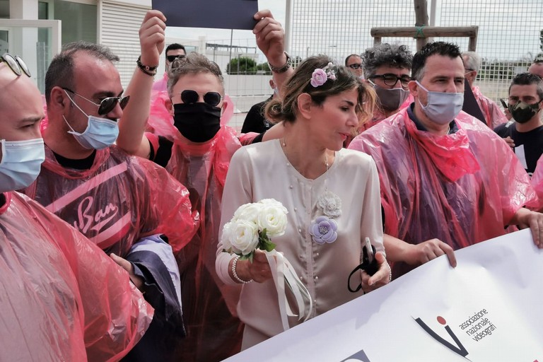 Manifestazione dei fotografi a Bari