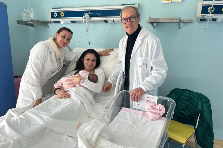 È Luana la prima bambina nata nel 2026 all’Ospedale San Paolo di Bari