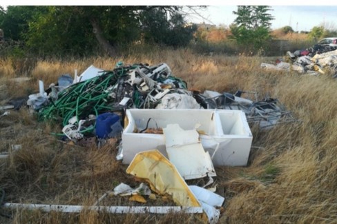 La discarica abusiva a Mungivacca