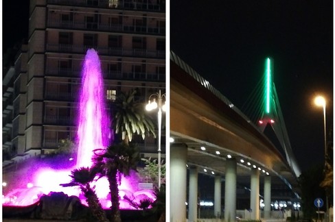 I monumenti diventano arcobaleno per il Bari pride 2019