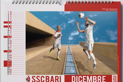 La presentazione del calendario SSC Bari