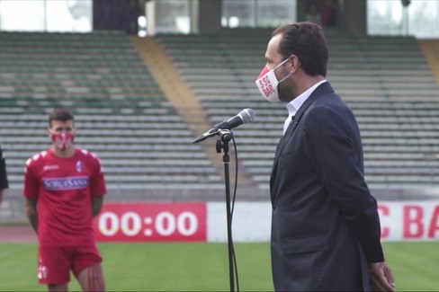 SSC Bari, De Laurentiis incontra la squadra: «Siamo pronti a ripartire»