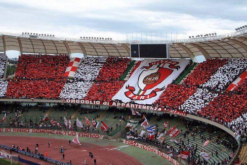 Lo stadio del Bari