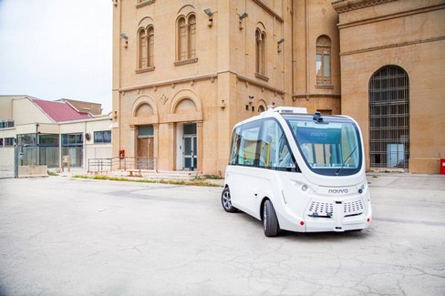 Il primo minibus elettrico a guida autonoma a Bari
