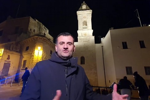 Illuminazione artistica per il campanile di Sant'Annunziata