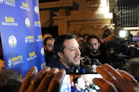 Matteo Salvini a Bari