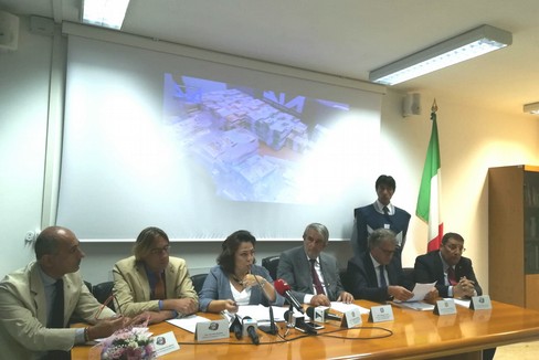 Conferenza stampa sequestro beni Francesco Giordano