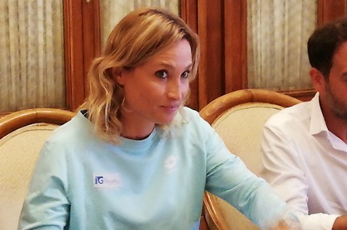 Tathiana Garbin presenta la Apulian tennis cup