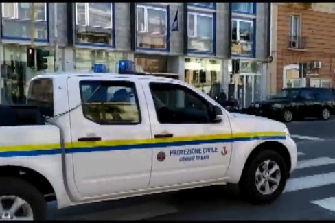 Il messaggio della Protezione Civile a Bari