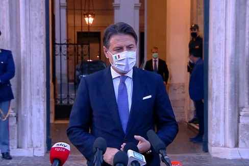 La conferenza stampa di Conte