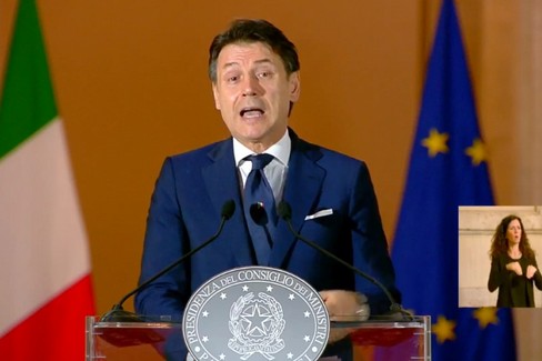 La conferenza stampa del presidente Conte