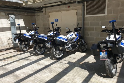 La benedizione delle nuove moto della Polizia Locale