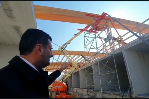 I lavori al mercato di via Pitagora