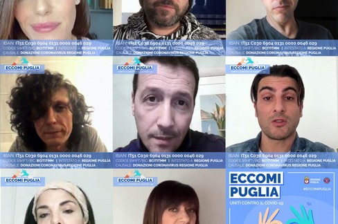 L'iniziativa social  "Eccomi Puglia "