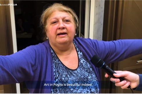 Il video promozionale con Nunzia e le sue orecchiette a Bari