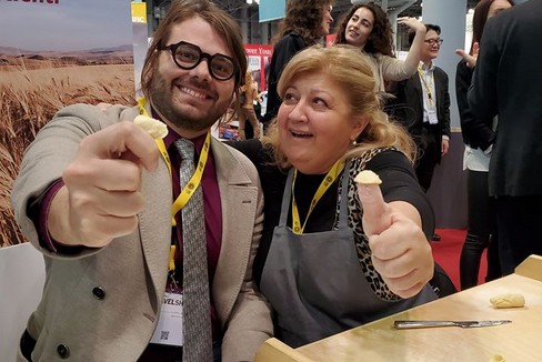 La  "pasta lady " e  "Il mio viaggio a New York "