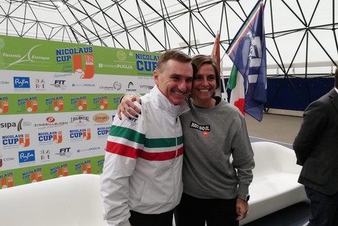 Roberta Vinci madrina della seconda edizione della Nicolaus cup under 12 di tennis