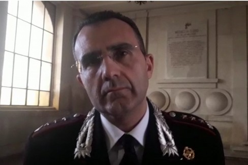 Fabio Cairo, comandante provinciale dei carabinieri di Bari per la Giornata della Memoria