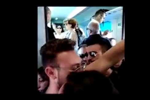 Disagi nel treno regionale