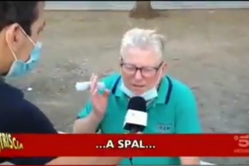 Un tifoso del Bari su Striscia:  "Se vinciamo a Spal... "
