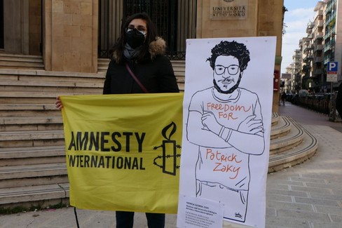 Bari, studenti universitari chiedono la scarcerazione di Patrick Zaki