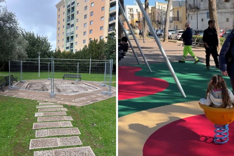 Miglioramento dell arredo urbano e attrezzature ludiche a Bari