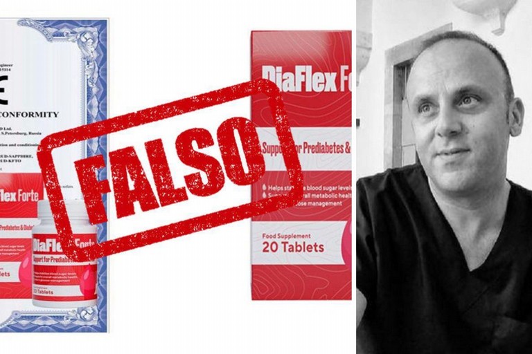 Video falso per prodotto anti-diabete