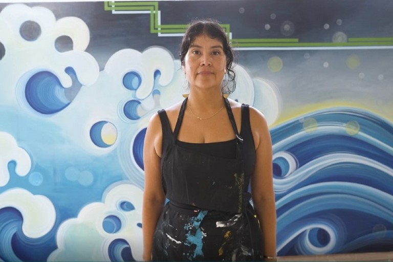 L'opera e la pittrice Nani Chacon