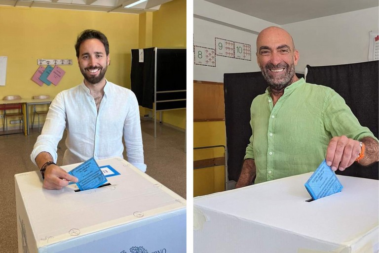 I candidati Leccese e Romito al voto