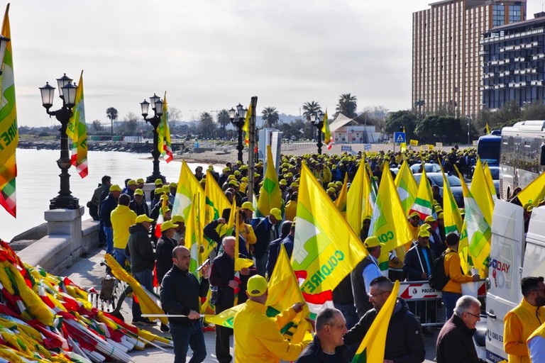 Piano Marshall per agricoltura Puglia La mobilitazione degli agricoltori Coldirettin a Bari