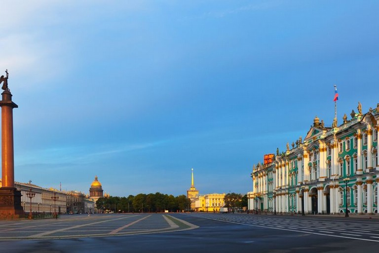 Piazza dellErmitage San Pietroburgo