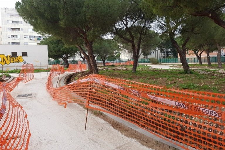 Il cantiere della pineta san Luca