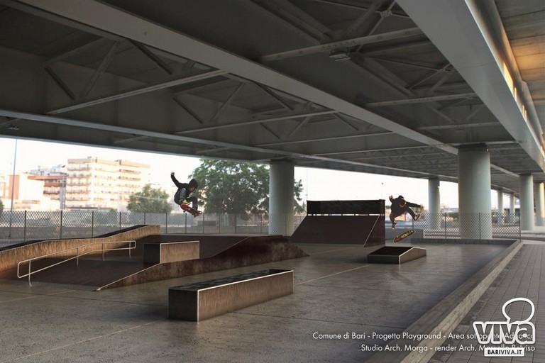 playground ponte adriatico rendering