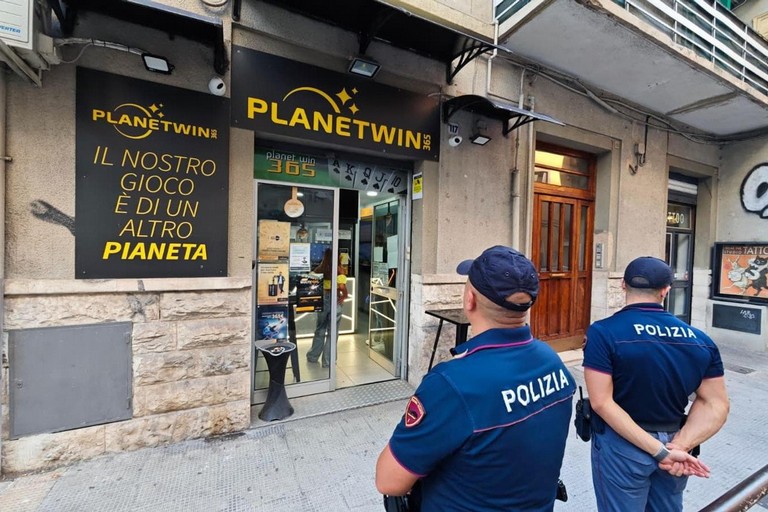 L'intervento della Polizia di Stato