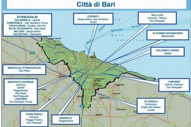 Mapppa criminalità DIA