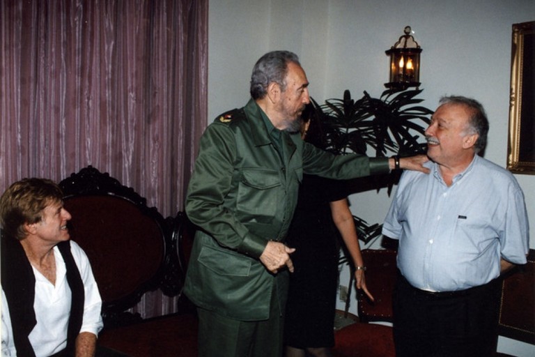 Redford Castro Mina alla presentazione film Motorcycle Diaries